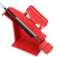 Red Adjustable Arrow Fletching Jig Tool For 2, 3 Or 4 Fletch Setup w str8 Clamp