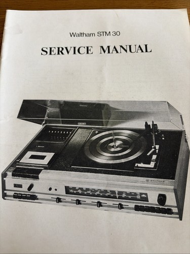Waltham stm30 record player - waltham,