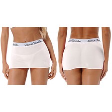 Women's See Through Micro Mini Skirts Sexy Elastic Waistband Tight Pencil Skirt