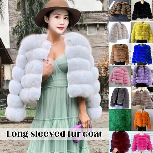 Luxury lady faux fur crew - luxury,