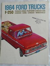 Ford USA F250 Trucks brochure 1964 USA market