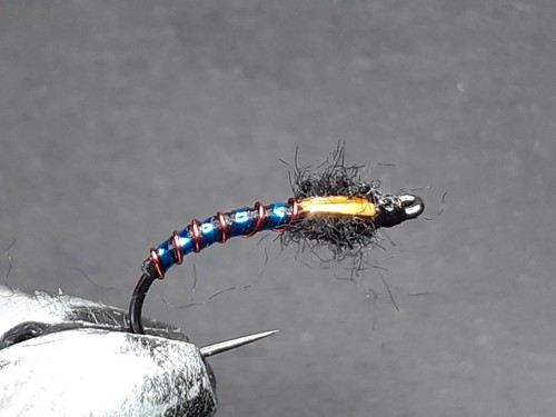 Black blue and red ribbed - ,
