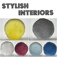 Handmade Round Kensington Velvet Cushion Cover Circle Bed Sofa PillowCase Decor