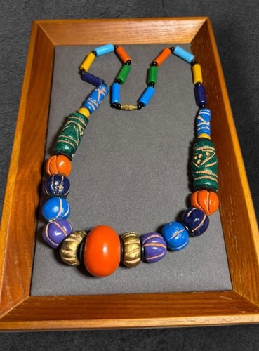 Chunky bohemian necklace - bohemian,