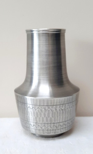 Swedish pewter vase olle - vase,