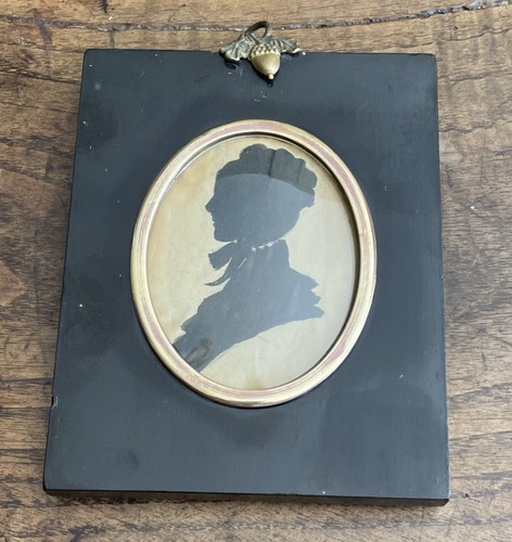 Antique portrait silhouette - portrait,