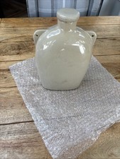 vintage ceramic flat bed warmer/hot water bottle 9.5” FREE POSTAGE