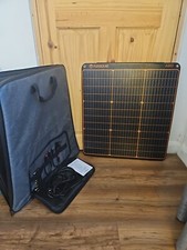 FlexSolar 60W Portable Solar Panel, Foldable Solar Charger with Stand