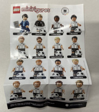 1 Leaflet, Paper Insert, Collection Sheet ONLY - 71014 GERMAN SOCCER TEAM - Lego