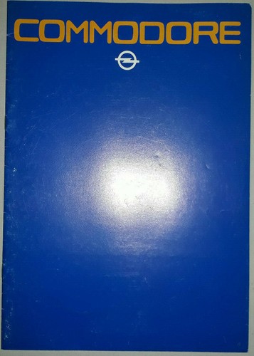 Opel commodore brochure - commodore, 1980