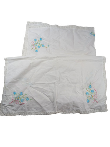 Vtg handmade embroidered - vtg,