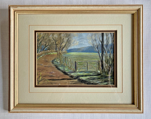 Vintage original pastel - vintage,