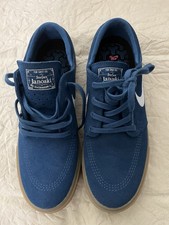 Nike SB Zoom Stefan Janoski Men's - AQ7475-405-UK 7 (EU 41) - Blue suede