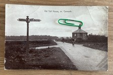 Old Toll House Nr. Cannock Animated Landscape View Gents On Bicycles RPPC 1918