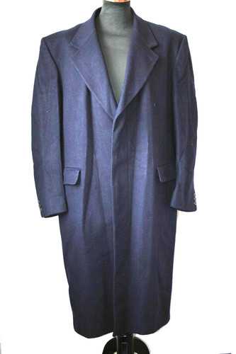 Vintage crombie navy blue pure - crombie,