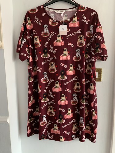 Bnwt cotton plum purple dog - bnwt,