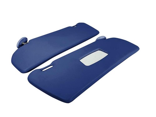 Dark blue interior sunvisor - interior,