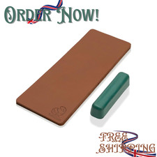 Beavercraft Ls2p1 Leather Strop Honing Sharpening Strop Knives Chisel Tools 7cm