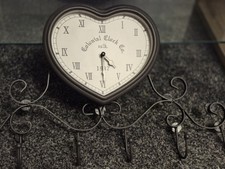 Shabby Chic Heart Shape Clock