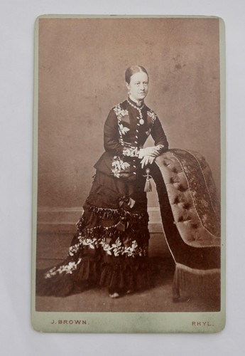 Cdv victorian lady in - lady,