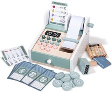Wooden Cash Register for Kids