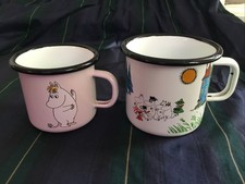 Moomin Muurla 2 enamel Mugs