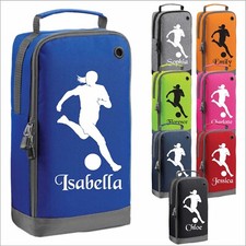 Personalised Girls Football Boot Bag Kids Sport Footy Rugby PE Kit Any Name Gift