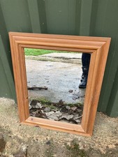 Pine framed wall - pine, mirror