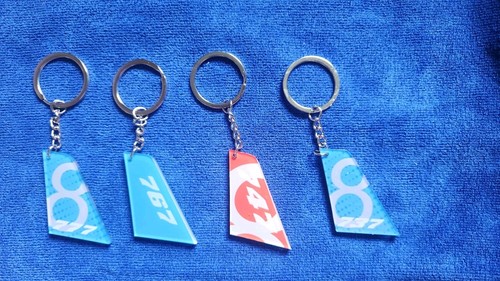 Boeing aircraft tail keyring - boeing,