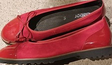 GABOR RED PATENT & SUEDE