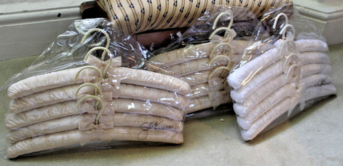 Satin padded hangers 5 x - x,