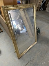 Antique Gold Leaf with Bevelled Edge Mirror Plate