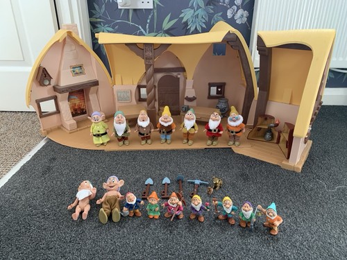 Snow white cottage with - cottage,