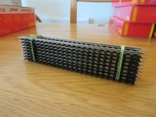 hornby r600 x8  single straight track,in very good condition in nickel silver.