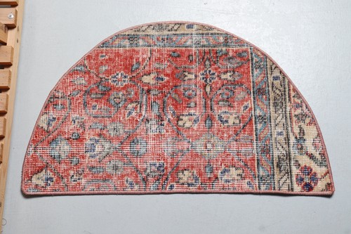 5x1 round vintage rug - vintage,