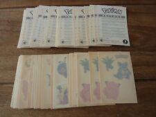 Merlin Pokemon Tattoos Stickers from 1999 - VGC! Pick Your Tattoos Stickers!