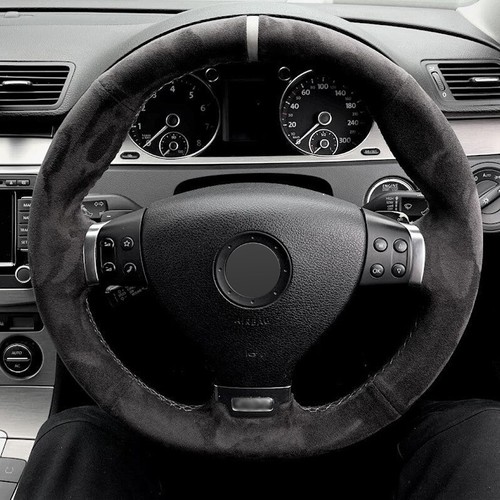 Alcantara steering wheel - alcantara, cover