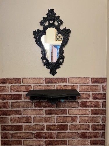 Vintage mirror shelf - shelf,