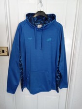 LEEDS RHINOS Oxen Blue Fleece Backed Hoodie Size 3XL