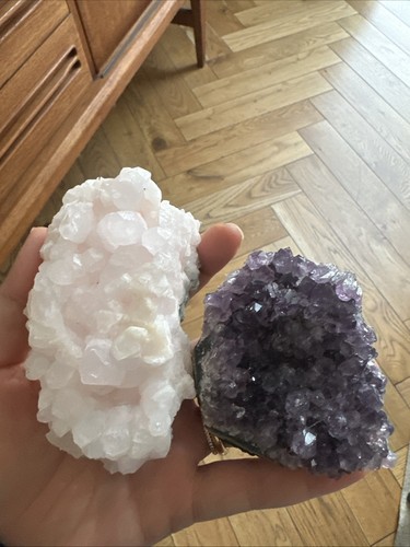 Natural amethyst pink - &,