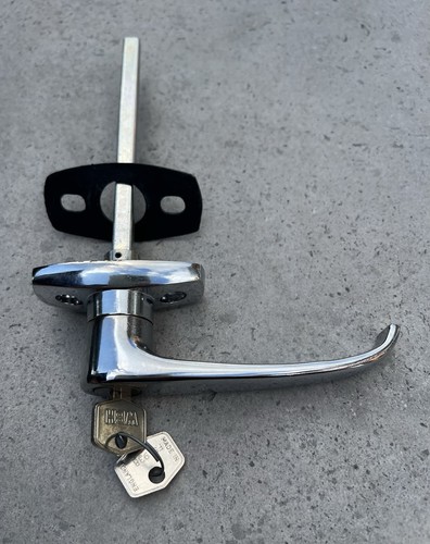 Chrome lever locking handle - lever,