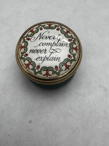Halcyon enameled trinket - enameled, box