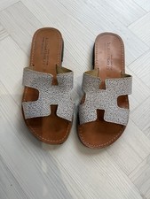 White Sandals  handmade real