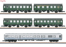 Marklin DB Commuter Shuttle Train Coach Set (5) III 1:220 Scale, Z Scale