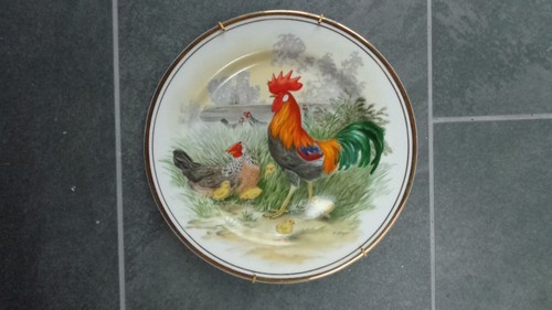 Cockerel plate bone china - -,