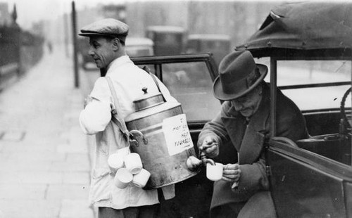 Mobile coffee station for the