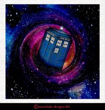 Police Box Tardis Fabric Craft