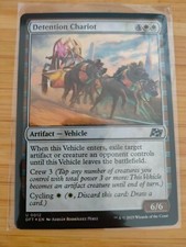 MTG Detention Chariot (FOIL) 0012 Aetherdrift M/NM Free UK P&P