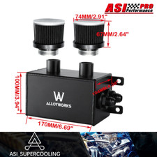 Oil Catch Can Kit Reservoir