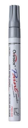 Silver tyre letter marker - letter,